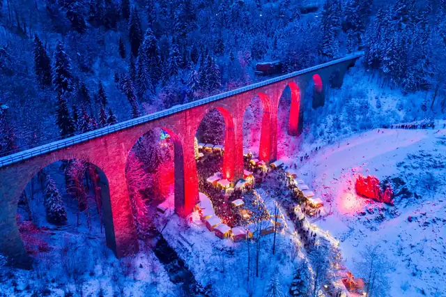 Weihnachtsmarkt in der Ravennaschlucht